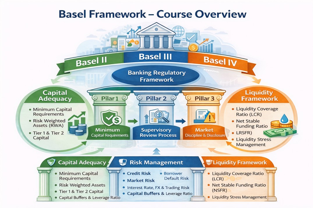 Comprehensive Basel Bank Capital Adequacy Certification Training (Basel III and IV)