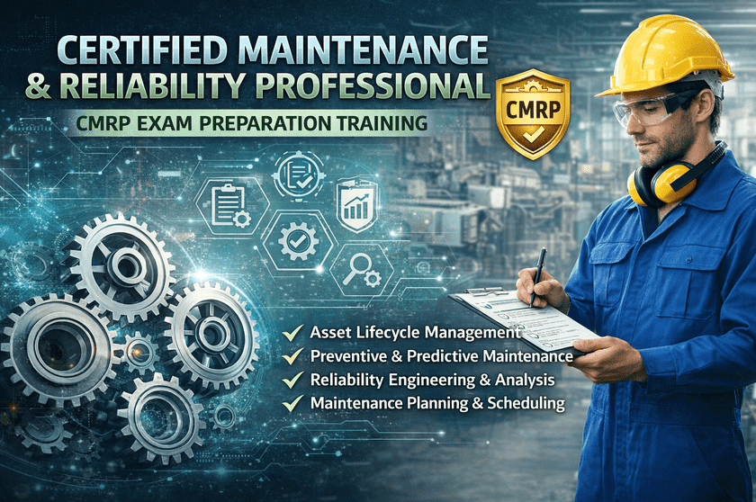 Certified Maintenance & Reliability Professional (CMRP) Certification Training